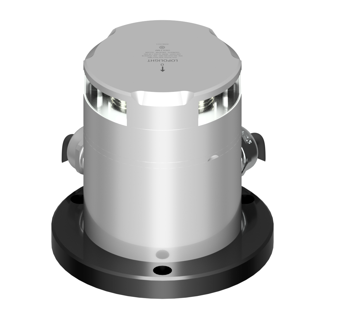 2nm 360° White w/135° White, Stern w/Conn&CD-base